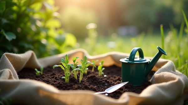 Quels avantages avec un géotextile dans votre carré potager ?